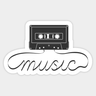 Compact cassette Sticker